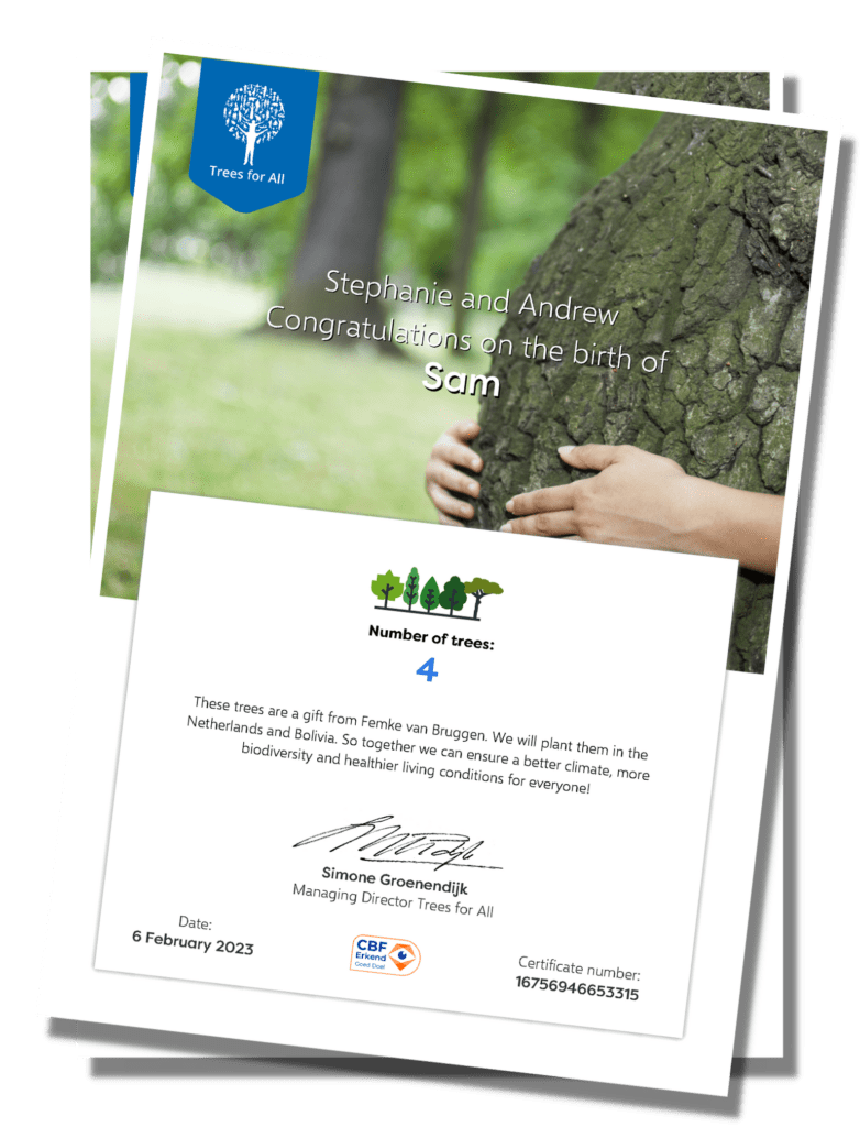 Certificate-birth-gift-a-tree